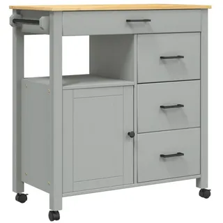 vidaXL Küchenwagen MONZA 84x40x88,5 cm Massivholz Kiefer
