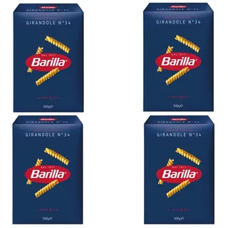 nudeln-hartweizen Barilla Girandole Nummer 34 Hartweizengrieß Nudeln, 500g 4er Pack