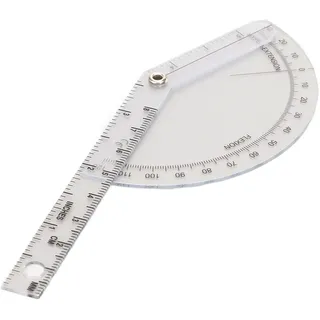 Fingergelenk-Lineal Finger Goniometer 120-Grad Orthopädischer Winkelmesser für Physiotherapie und Gelenkbewegungsanalyse