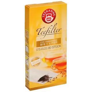 Teekanne Teefilter weiß