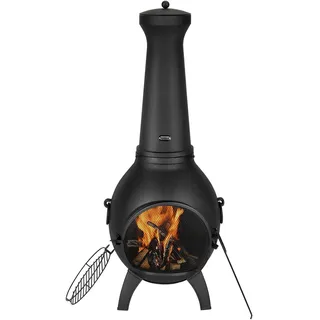 Vevor Terrassenofen Ø 52 cm Schwarz