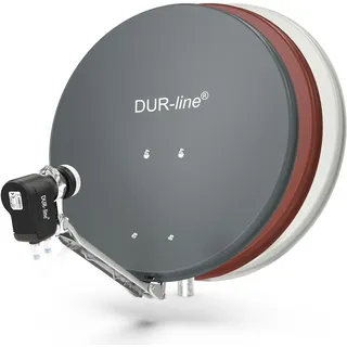 Dur-Line Select 2 Teilnehmer Set - Qualitäts-Alu-Satelliten-Komplettanlage - Sel...