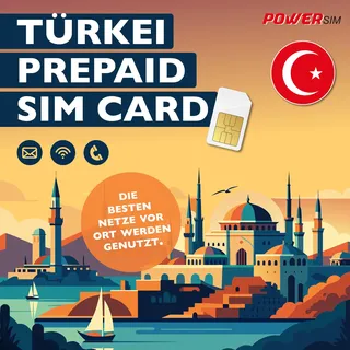 Türkei SIM Karte (10GB für 30 Tage)
