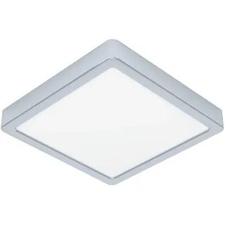 LED-Deckenleuchte Fueva 5 Chrom 3.000K 21 cm x 21 cm