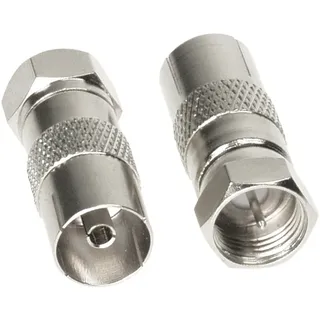  Antennenadapter F-Stecker -> Koax - Buchse 