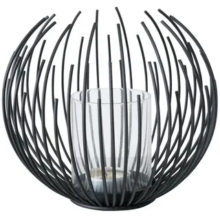 Boltze Windlicht Cylon Metall Schwarz