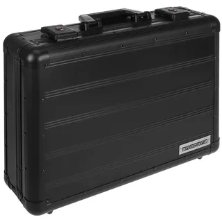 anndora Aktenkoffer Aluminium Attaché Koffer TSA Zahlenschloss Schwarz abschließbar