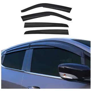 Omac 4x Windabweiser Regenabweiser für VW Golf 4 Schrägheck 1998-2003 Acryl Dunkel