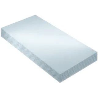 Tectake tectake® Doppelstegplatten, 7,32 m2 Gesamtfläche, individuell zuschneidbar, 121 x 60,5 x 0,6 cm