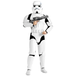 Rubie ́s Kostüm Star Wars Stormtrooper - Faschingskostüm Herren, Original Lizenzprodukt aus dem “Star Wars”-Universum weiß M-L