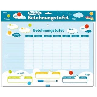 Trötsch Verlag Trötsch Magnetische Belohnungstafel Magnettafel mit Stift und Magneten