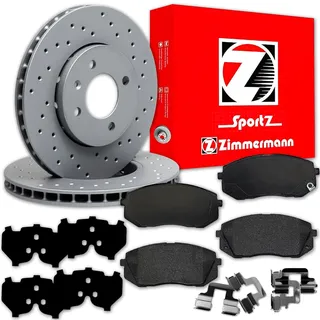 Zimmermann Sport Bremsscheiben + Beläge vorne