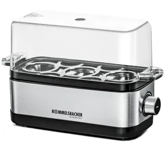 Rommelsbacher ER 300 3 Eier + Messbecher Silber