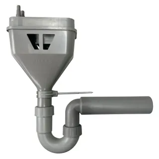 Haas + Sohn Multitri Mit Siphon Und Befestigung Freier Ablauf Nach Din 1717 Grau