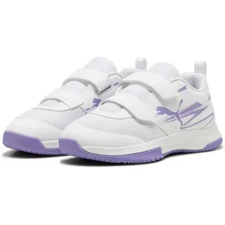 Puma Varion II Hallenschuhe mit Klettverschluss Kinder 04 white/lavender alert 30