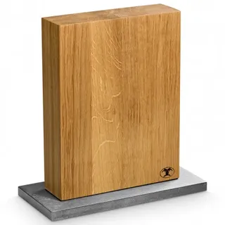 Blockwerk Messerblock Eiche magnetisch Block/Stahl für 8 Messer