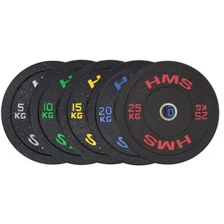 HMS HTBR Olympische Hantelscheibe Bumper grau  5kg  