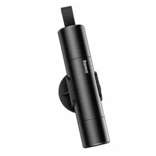 2in 1 Auto Sicherheit Fenster Hammer + Sicherheitsgurt Messer grau