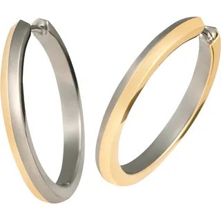 Boccia Titanium Creolen bicolor 0574-02 gold, silber