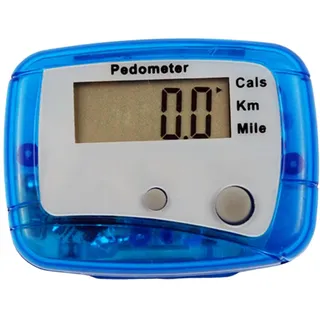 kowaku Schrittzähler zum Gehen, tragbar, zum Anklemmen, einfache Gehbewegung, Schrittzähler für Laufen, Männer, Frauen, Senioren, Outdoor-Sportarten, Blau