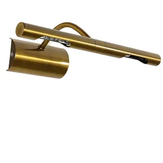 Licht-Erlebnisse Bilderlampe PICTURE LIGHT in Bronze 2x G9 B:29cm klassisches Design Bilderleuchte Wandleuchte Wohnzimmer, MI111-73-13