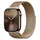 GPS + Cellular 46 mm Titangehäuse gold Milanaise Armband gold S/M