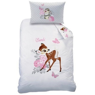 Disney Babybettwäsche Baby Flanell Wende Bettwäsche Disney Bambi 100 x 135 cm Biber