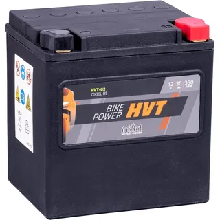 Intact HVT-02 12V/30Ah 380A (EN) SLA-Technologie Harley-Davidson-Motorradbatterie