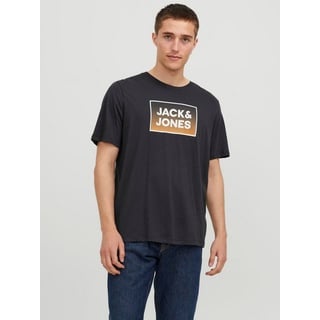 JACK & JONES T-Shirt 'STEEL' & Dunkelblau - S