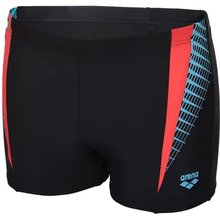 Arena Threefold Short Swim Trunks, Black-black-anguria, 6 EU