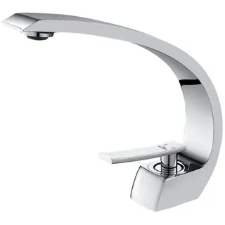 Designer-wasserfall-waschtischarmatur, Verchromte Messing-mischbatterie, Wc-armatur, Kreative Armatur