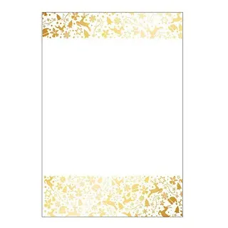 LUMA Motivpapier Goldregen Motiv DIN A4 100 g/qm 50 Blatt