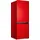 HKGK14349CR Kühl-Gefrierkombination (175 l, 1430 mm hoch, Rot)