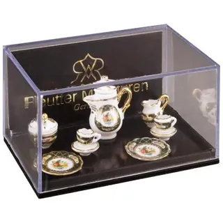 Reutter Porzellan Miniatur Kaffeeservice für 2 Personen Irisch 001.554/6