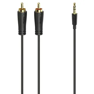 Hama Audio-Kabel 3,5-mm-Klinken-Stecker - 2 Cinch-Stecker 1,5m (00205260)