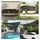 vidaXL 160 g/m2 Schwarz 3x5 m HDPE