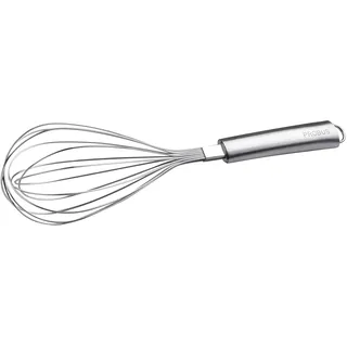 Probus Schneebesen 32 cm, Rührbesen aus hochwertigem Edelstahl mit ergonomischem & abgerundetem Griff, spülmaschinengeeignet, aufhängbar, Ø Ballon ca. 6cm (Farbe: Silber), Menge: 1 Stück
