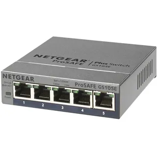 Netgear GS105Ev2 5-Port Smart Managed