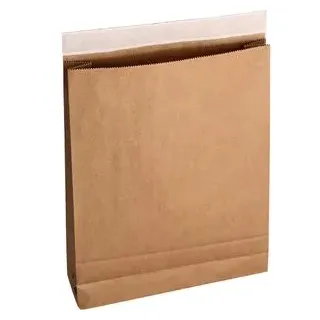 Flexipak Faltentaschen classic Fixverschluss ca. DIN A3 ohne Fenster braun mit 8,0 cm Falte, 300 St.