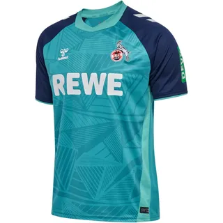 hummel 1. FC Köln Ausweichtrikot 2024/25 7851 pagoda blue L