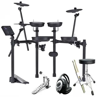 Roland TD-07DMK E-Drum Schlagzeug + keepdrum Zubehör-Set