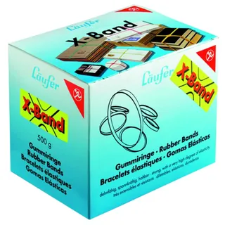 Läufer X-Band im Karton - 500 g, 100 x 11 mm, bunt sortiert