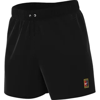 NIKE Nikecourt Heritage Dri-Fit Fleece-Tennisshorts Für Herren, Schwarz, HM6768-010, XS