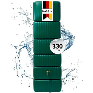 4rain Slim Wandtank 300 l grün