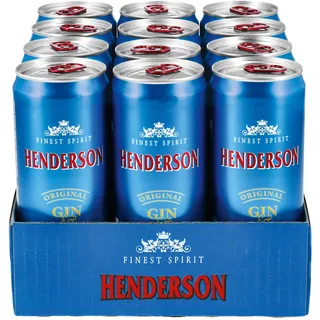 Henderson Gin Tonic 10,0 % vol 0,33 Liter Dose, 12er Pack