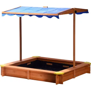Dobar Holzsandkasten mit Dach