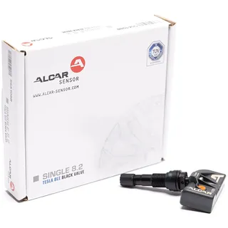 Alcar 8.2 BLE Black (Singleprotokoll-Sensor 2400MHz Metall-Ventil clamp-in)