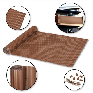mit Steg 80 x 400 cm braun