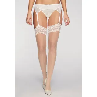 LASCANA Strapsstrümpfe Damen 1x puder Gr.48/50