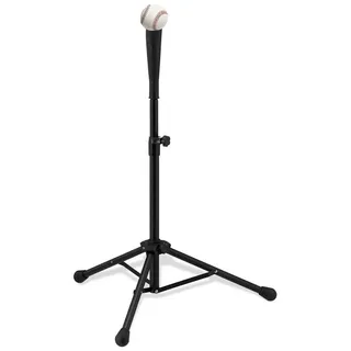 Relaxdays Baseball Batting Tee Schlaghilfe schwarz